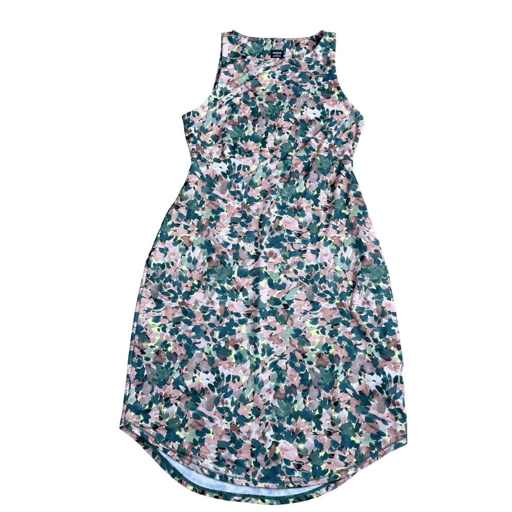 Prana Abstract Print Sleeveless Dress Womens Sm Outdoor Gorpcore Active